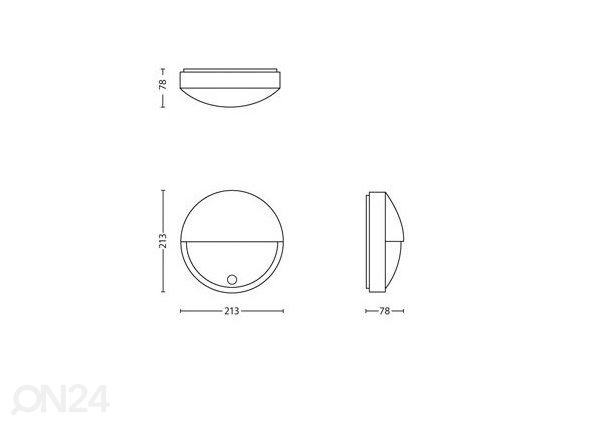 Philips Capricorn настенный светильник с датчиком движения 1x6 Вт 600 лм 2700K