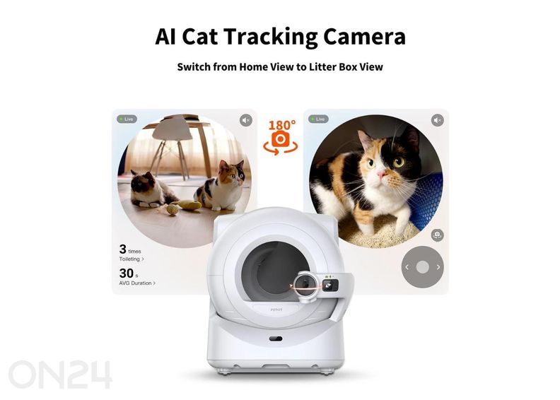 Автоматический кошачий туалет Petkit Purobot Ultra увеличить