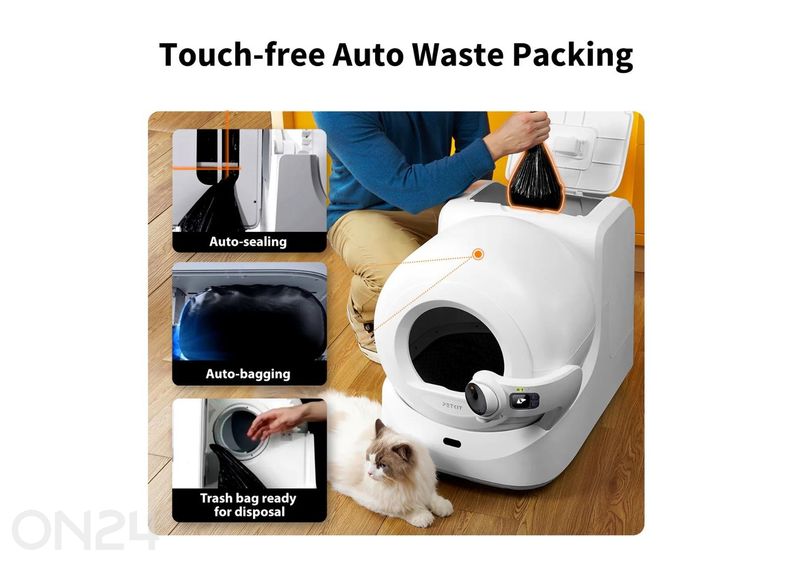 Автоматический кошачий туалет Petkit Purobot Ultra увеличить