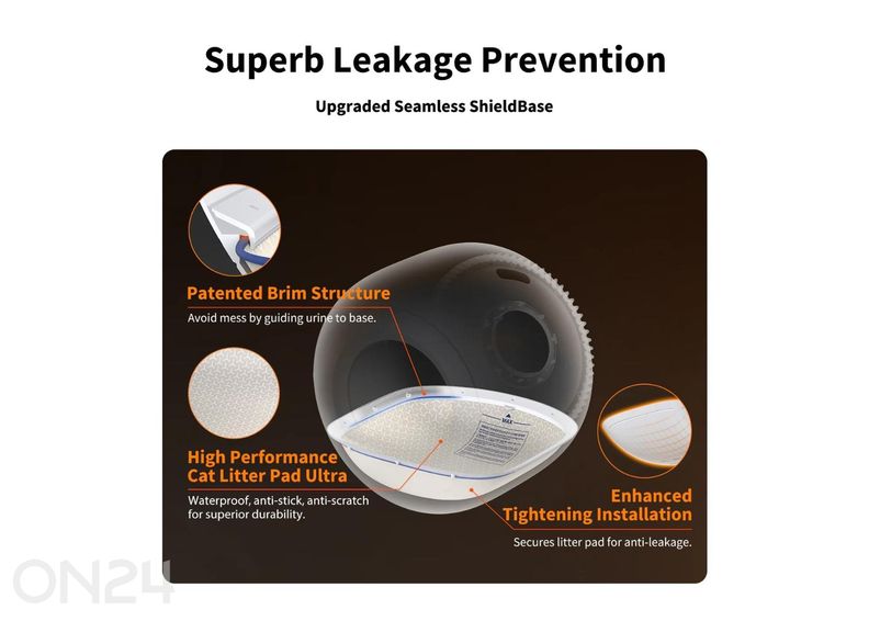 Автоматический кошачий туалет Petkit Purobot Ultra увеличить