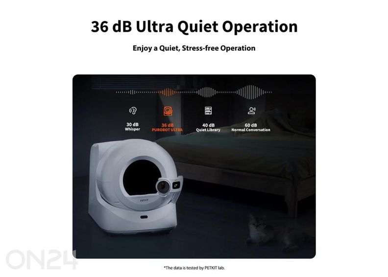 Автоматический кошачий туалет Petkit Purobot Ultra увеличить