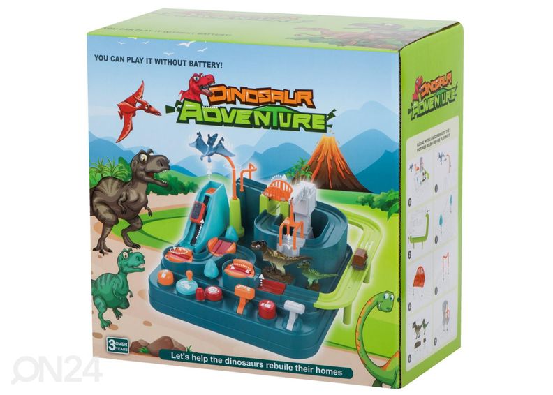 Автомобильная полоса препятствий Пещера динозавров увеличить