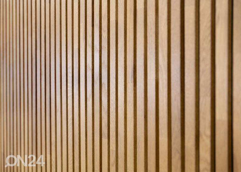 Акустическая стеновая панель из массива дерева 240x40 cm увеличить