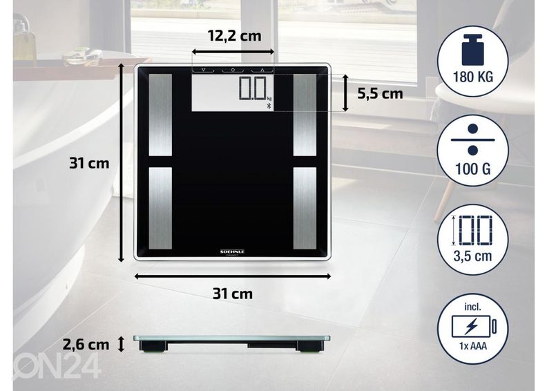 Аналитические весы Soehnle Shape Sense Connect 50 увеличить