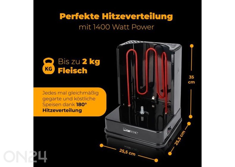 Аппарат для кебаба Clatronic DVG3686BL увеличить