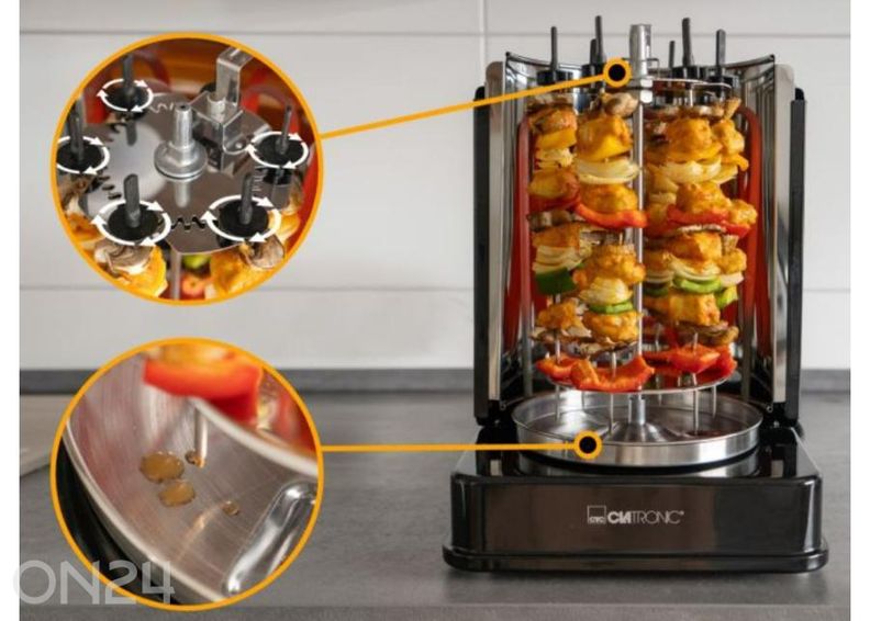 Аппарат для кебаба Clatronic DVG3686BL увеличить