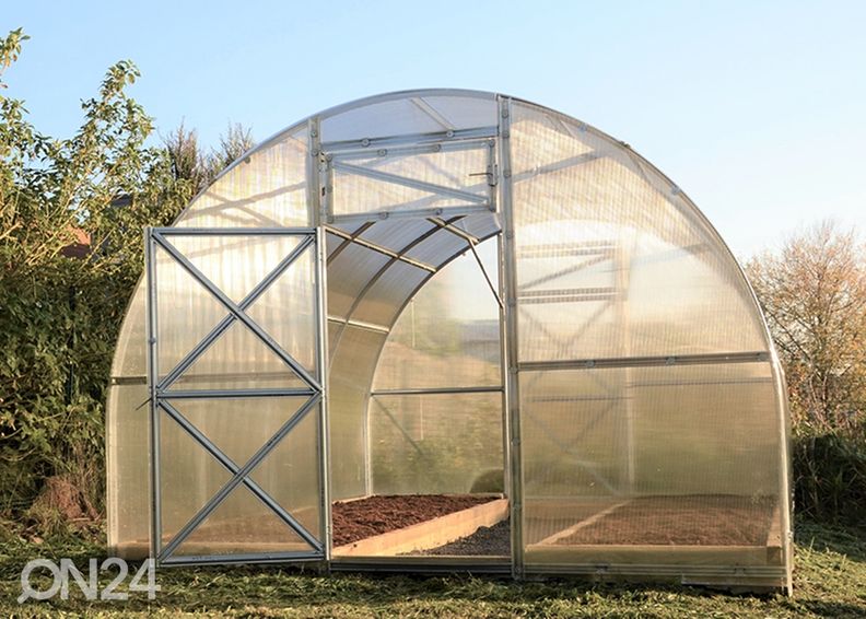 Арочная теплица Kerttu EKO, 4 mm 3x4 m увеличить