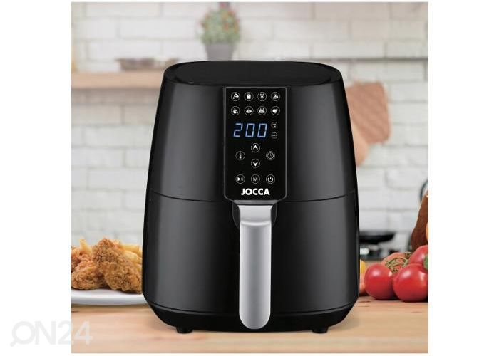 Аэрофритюрница Jocca 3,8 L, черный увеличить