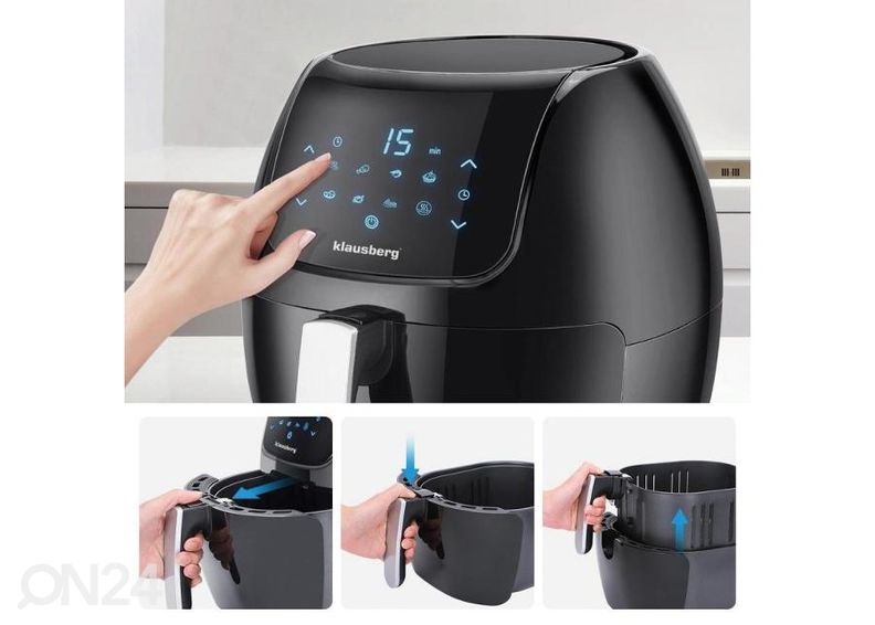 Аэрофритюрница Klausberg 7,7 L, бронза увеличить