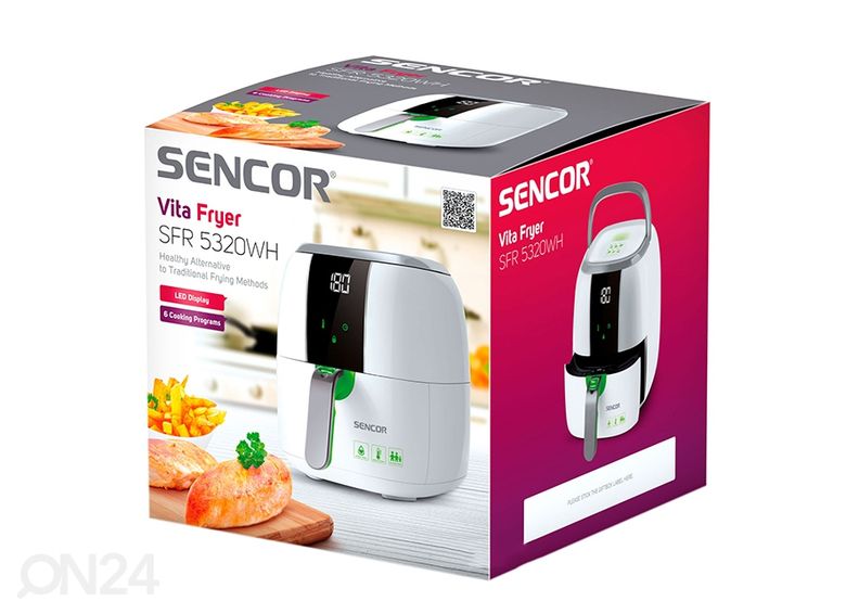 Аэрофритюрница Sencor SFR5320WH увеличить