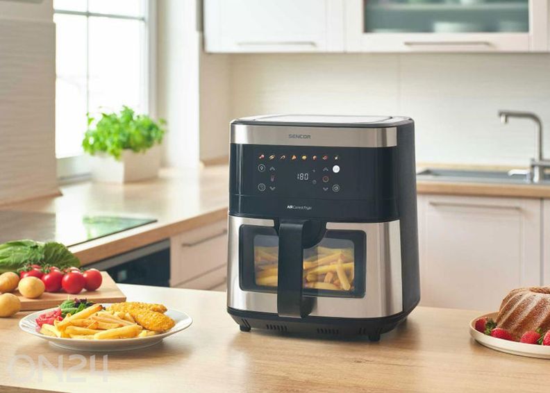 Аэрофритюрница Sencor SFR9000SS, 9 л увеличить
