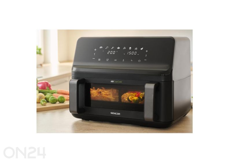 Аэрофритюрница Sencor SFR9650BK, 2 × 4,5 л увеличить