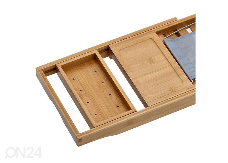 Бамбуковый поднос для ванной увеличить
