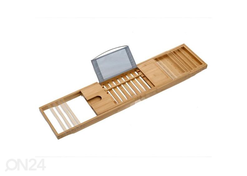 Бамбуковый поднос для ванной увеличить