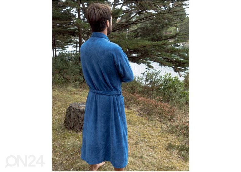 Банный халат, синий L/XL увеличить