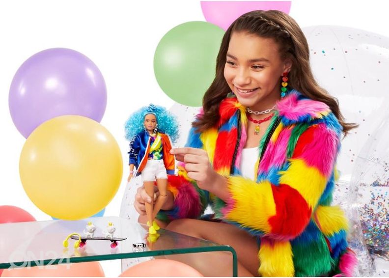 Барби® Экстра синие кудри увеличить