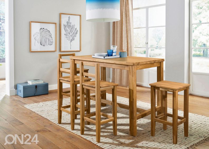 Барный стол из массива дуба Provans2 80x80 cm увеличить