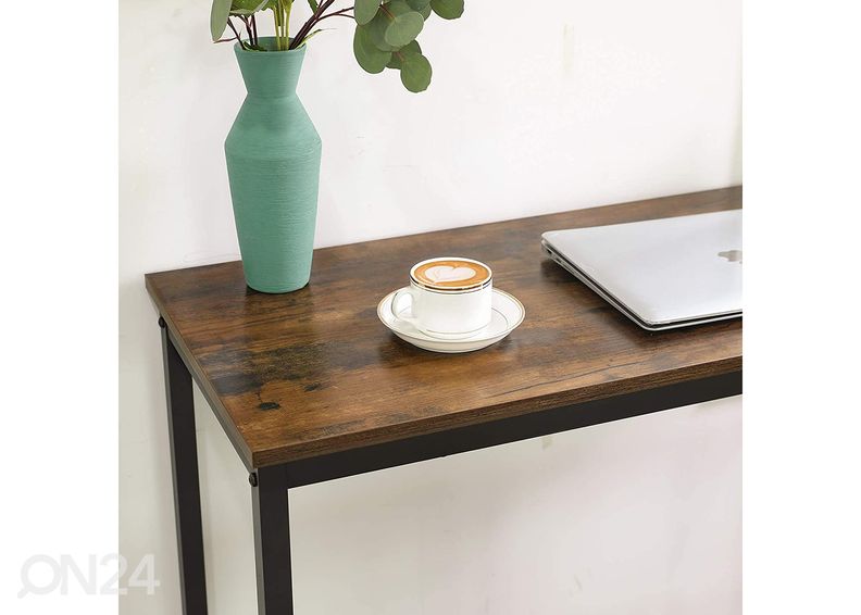 Барный стол 40x100 cm, коричневый/чёрный увеличить