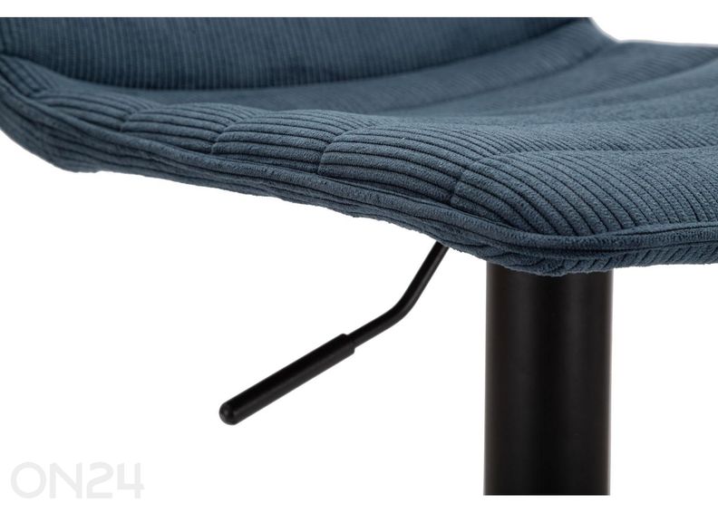 Барный стул 2 шт, синий/черный увеличить