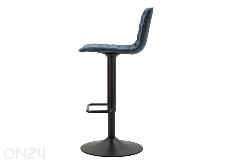 Барный стул 2 шт, синий/черный увеличить