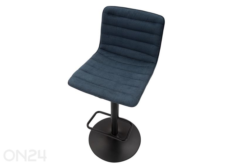 Барный стул 2 шт, синий/черный увеличить