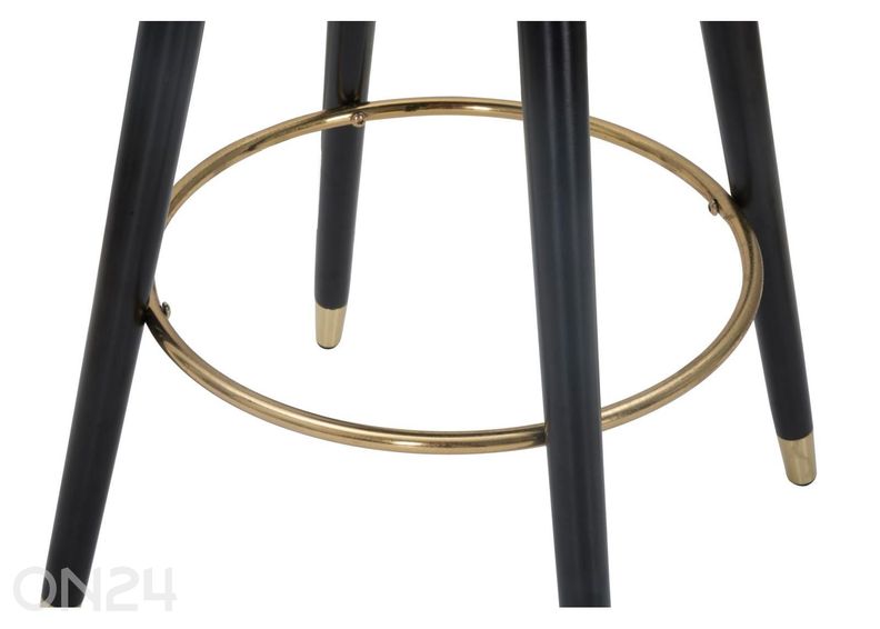 Барный стул Glam, кремовый/золотистый/чёрный увеличить