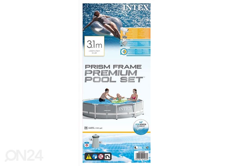 Бассейн с фильтрующим насосом Intex Prism Frame™, 305x76 см увеличить