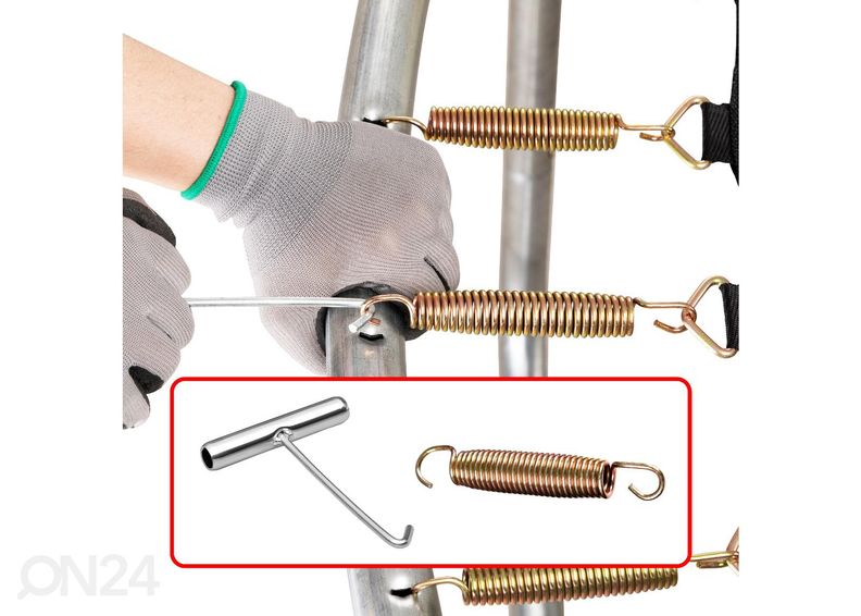 Батут с защитной сеткой 2,44 м увеличить