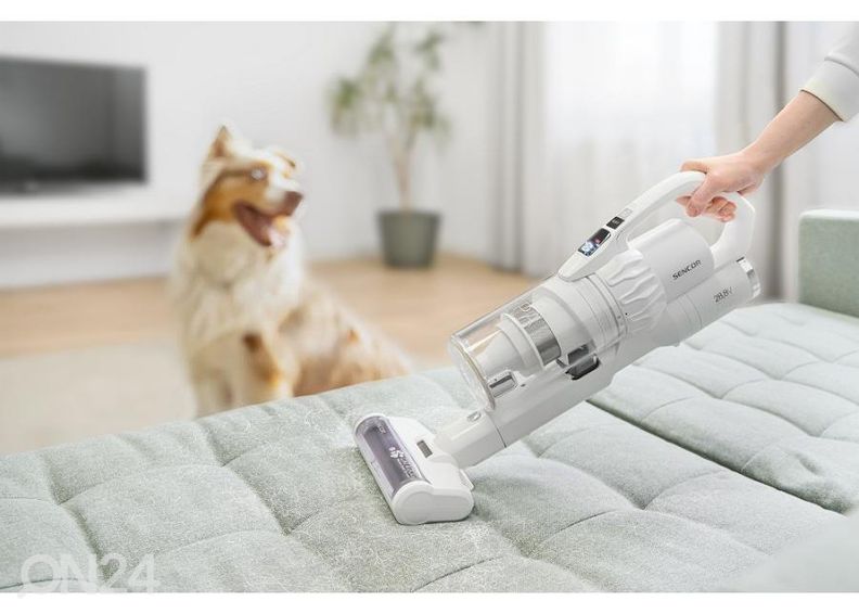 Беспроводной вертикальный пылесос 3в1 Sencor SVC 9829WH увеличить
