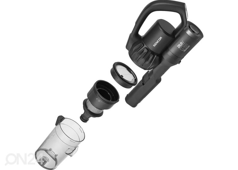 Беспроводной вертикальный пылесос 4в1 Sencor SVC9879BK увеличить