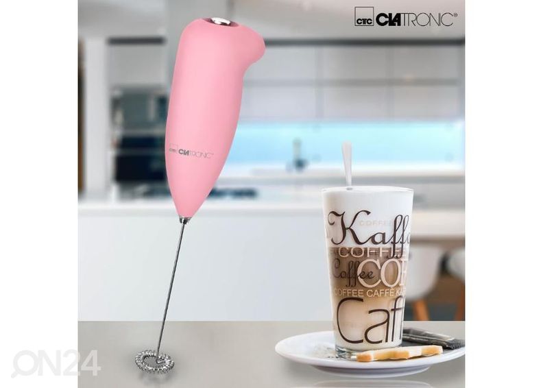 Блендер для приготовления молочной пены Clatronic, розовый увеличить