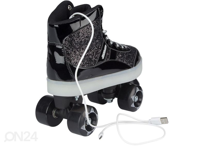 Блестящие роликовые коньки quad Nijdam для детей увеличить