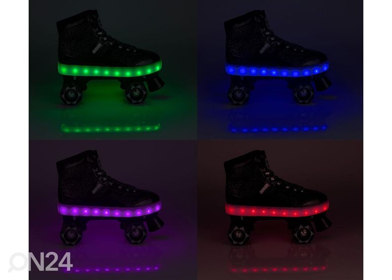 Блестящие роликовые коньки quad Nijdam для детей увеличить