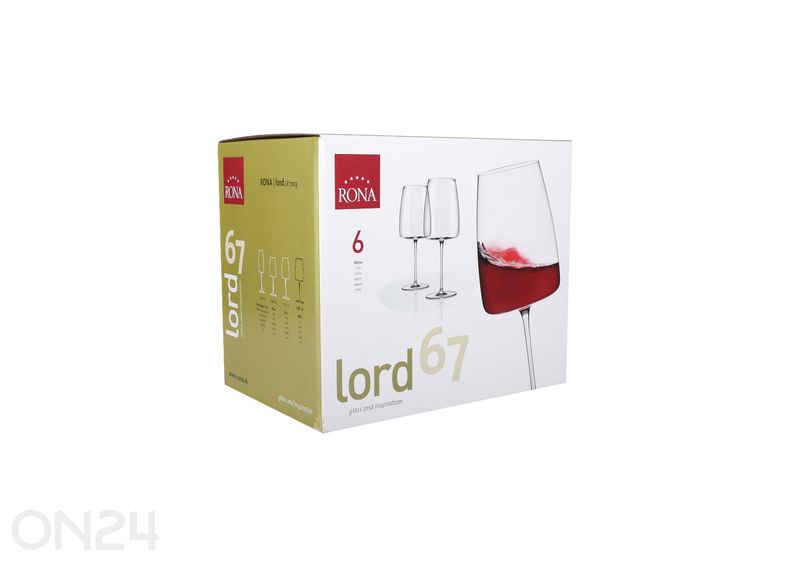 Бокалы для вина Lord 670 мл, 6 шт. увеличить