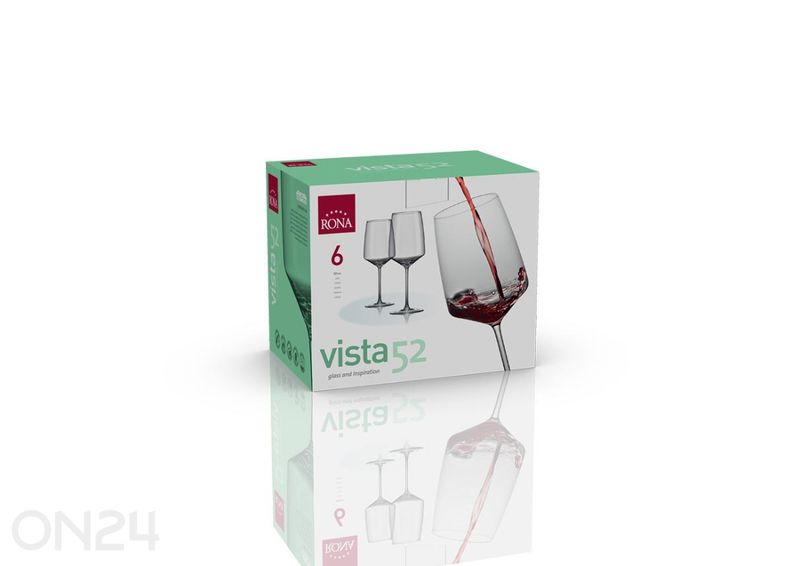 Бокалы для вина Vista 520 мл, 6 шт увеличить
