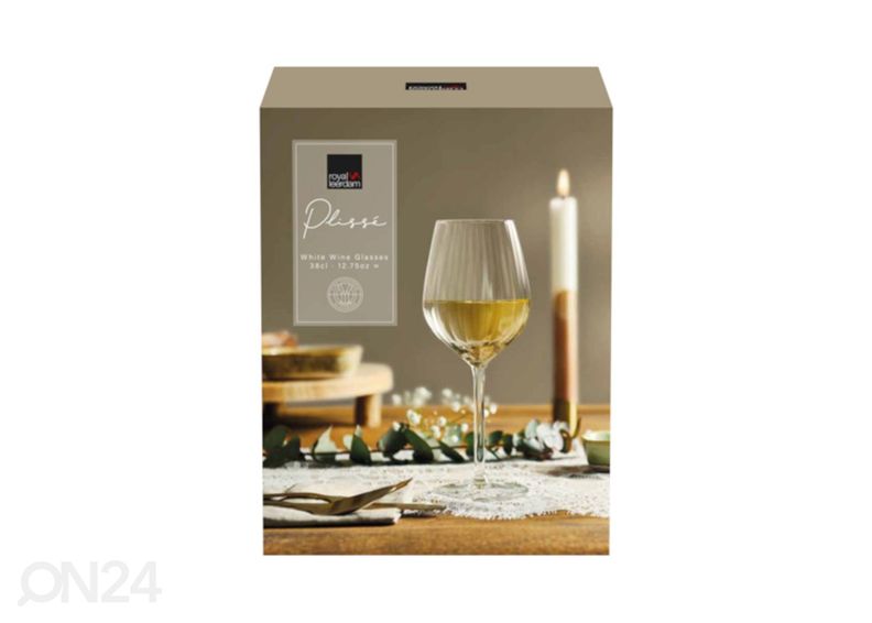 Бокал для вина Plisse 38 кл, 4 шт увеличить