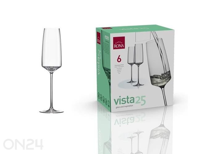 Бокал для шампанского Vista 250 мл, 6 шт. увеличить