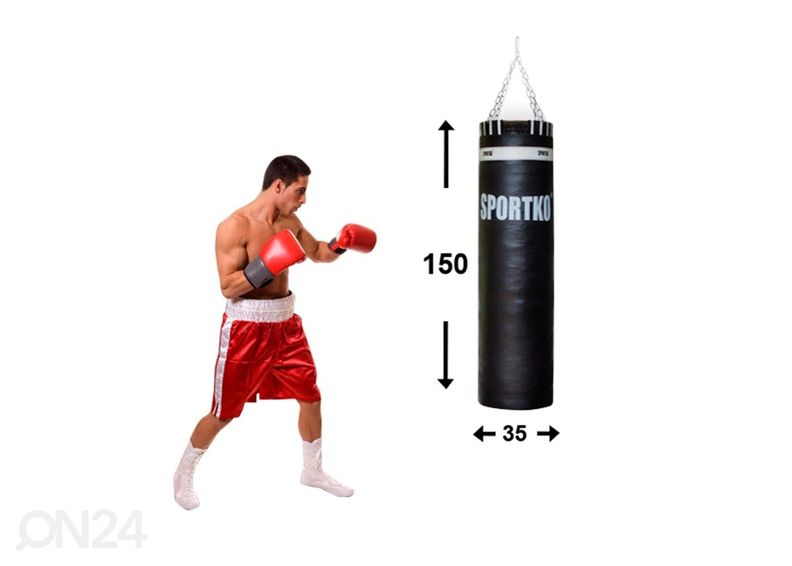 Боксерский мешок SportKO 35x150 см увеличить