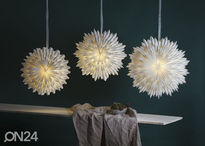 Бумажная звезда Ice 70 cm, белый увеличить