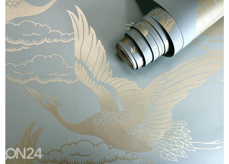 Бумажные обои Metallic Cranes увеличить