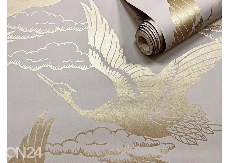 Бумажные обои Metallic Cranes увеличить