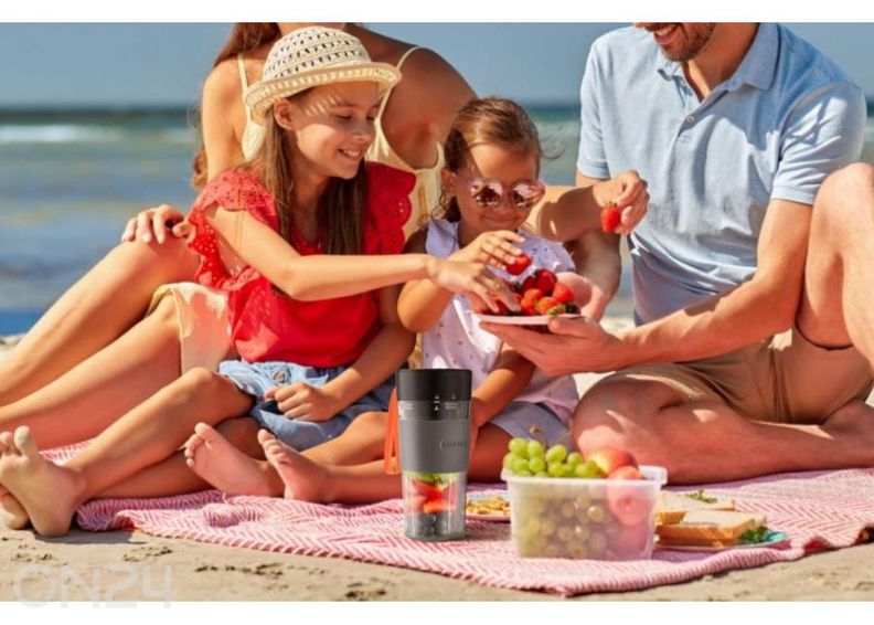 Вакуумный блендер для смузи на батарейках Sencor SBL151BK увеличить