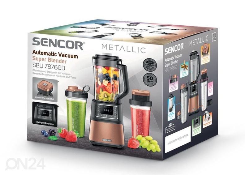 Вакуумный блендер Sencor Metallic SBU7876GD увеличить