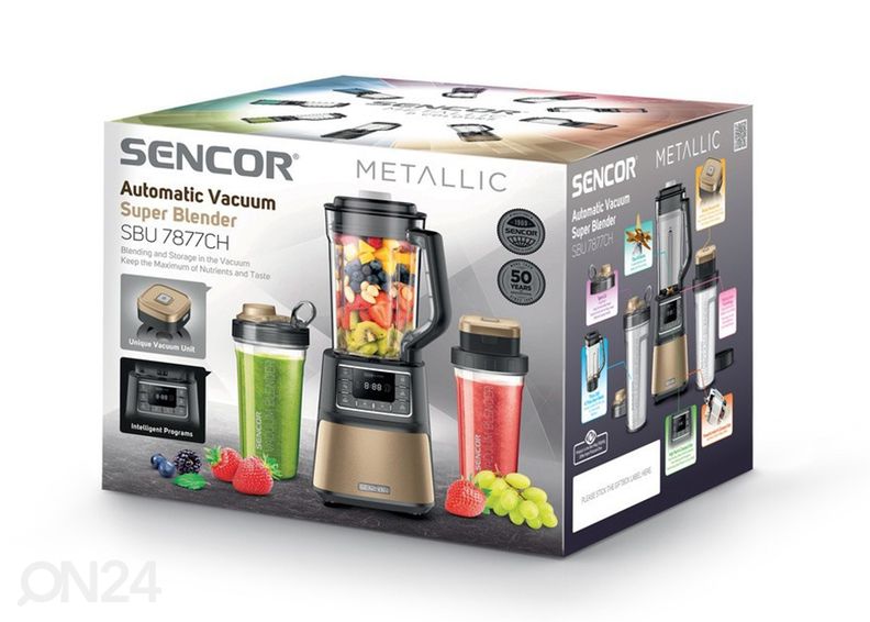 Вакуумный блендер Sencor Metallic SBU7877CH увеличить