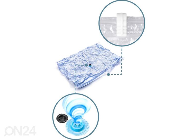 Вакуумный мешок для одежды 60x70 см Lamart LT8025, 2 шт увеличить