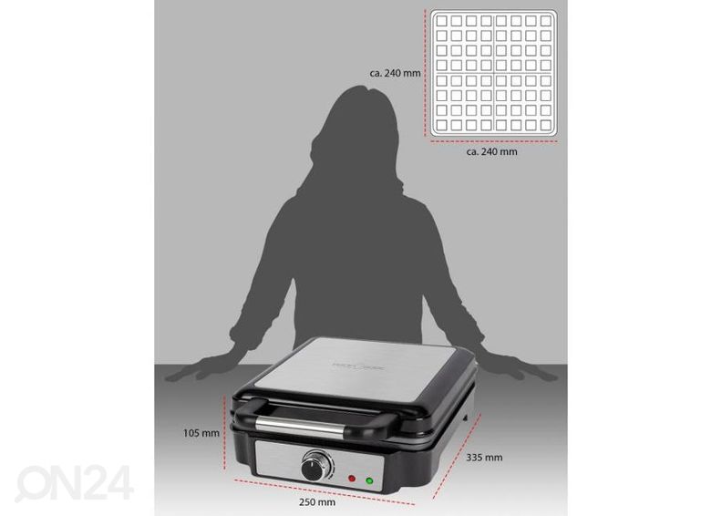 Вафельница ProfiCook PCWA1241 увеличить