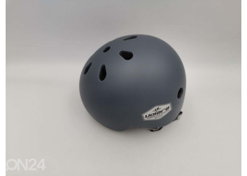 Велосипедный шлем детский серый 51-55 см увеличить