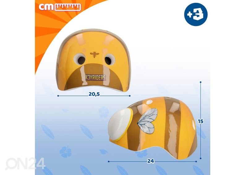 Велосипедный шлем 3D Bee K3YRIDERS 52-55 см увеличить