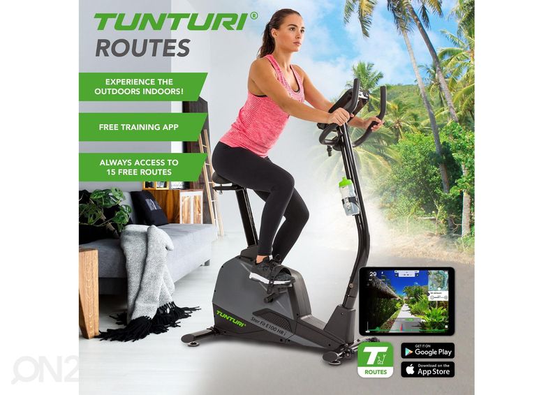 Велотренажер Tunturi Star Fit E100 HR I+ увеличить