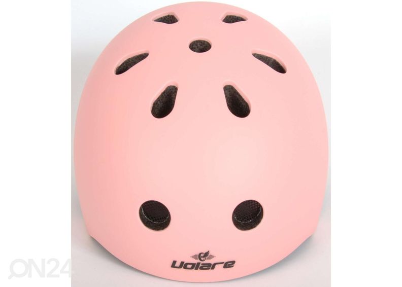 Велошлем детский светло-розовый 51-55 см увеличить